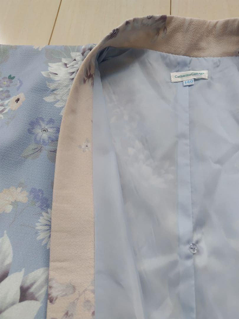 キャサリンコテージ　卒業式　女の子　袴　水色　　 ライトブルー　桜　140cm