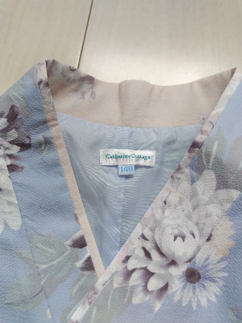 キャサリンコテージ　卒業式　女の子　袴　水色　　 ライトブルー　桜　140cm