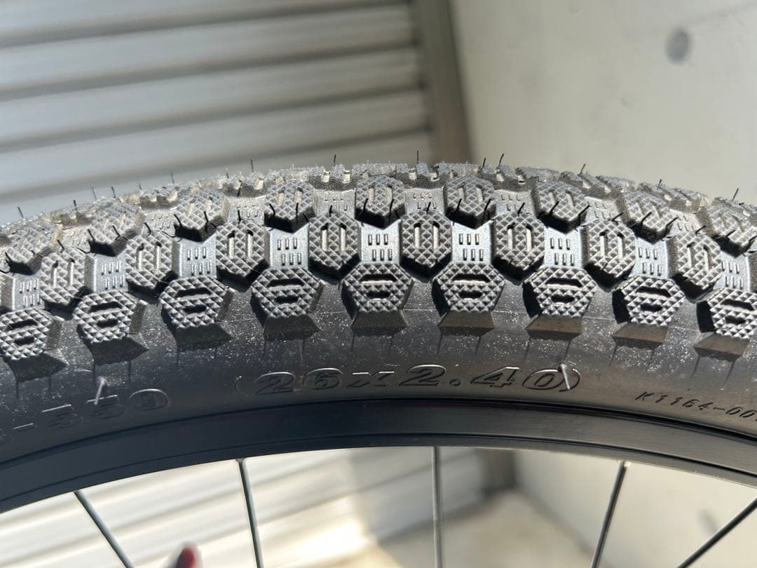 BWXマウンテンバイク 26インチ　ガンメタリック＆オレンジ