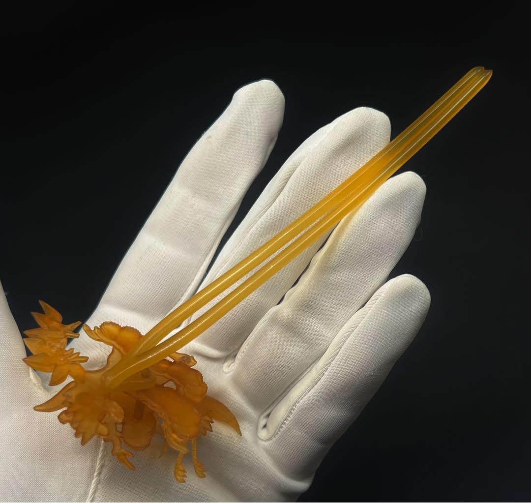 花嫁かんざし 髪飾りセット 和装小物 櫛 簪 くし 髪飾り 本鼈甲 木箱付き