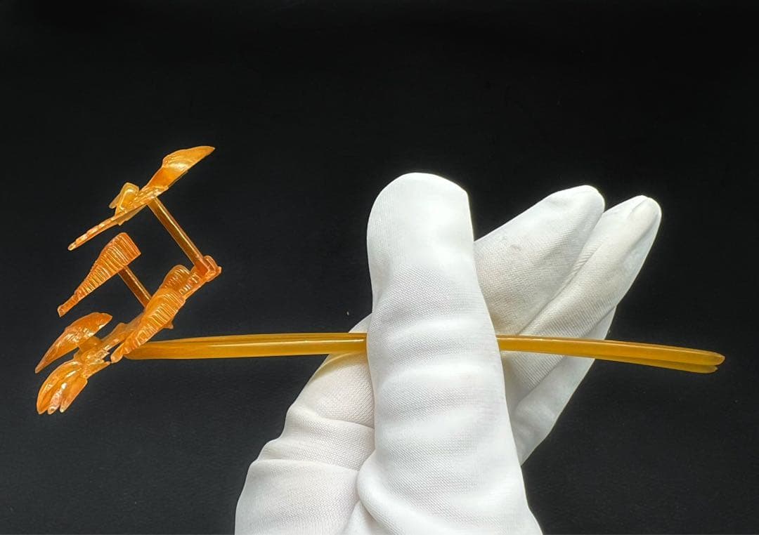 花嫁かんざし 髪飾りセット 和装小物 櫛 簪 くし 髪飾り 本鼈甲 木箱付き