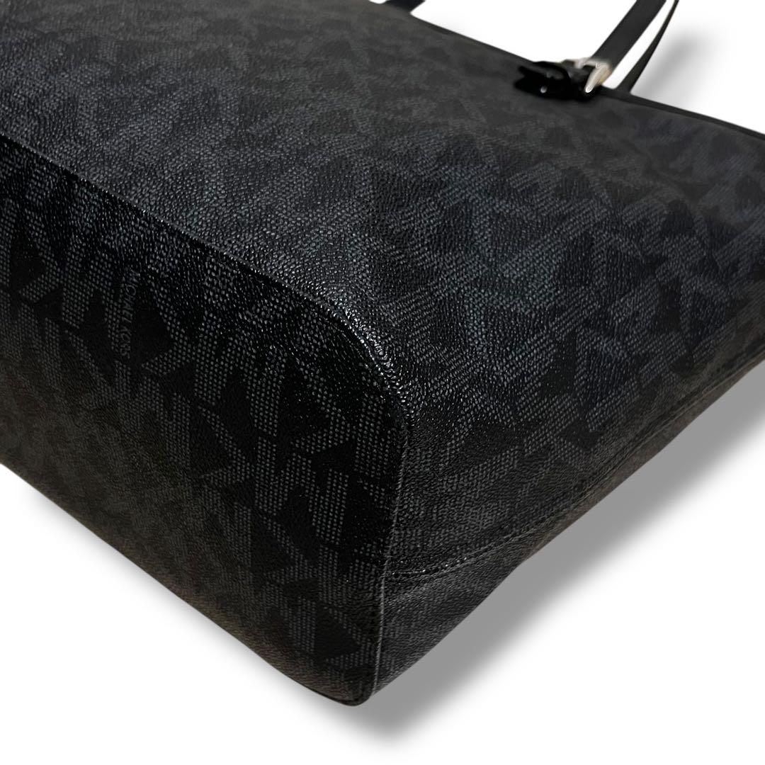 未使用級 マイケルコース トートバッグ 肩掛け 大容量 A4◎ MKシグネチャー