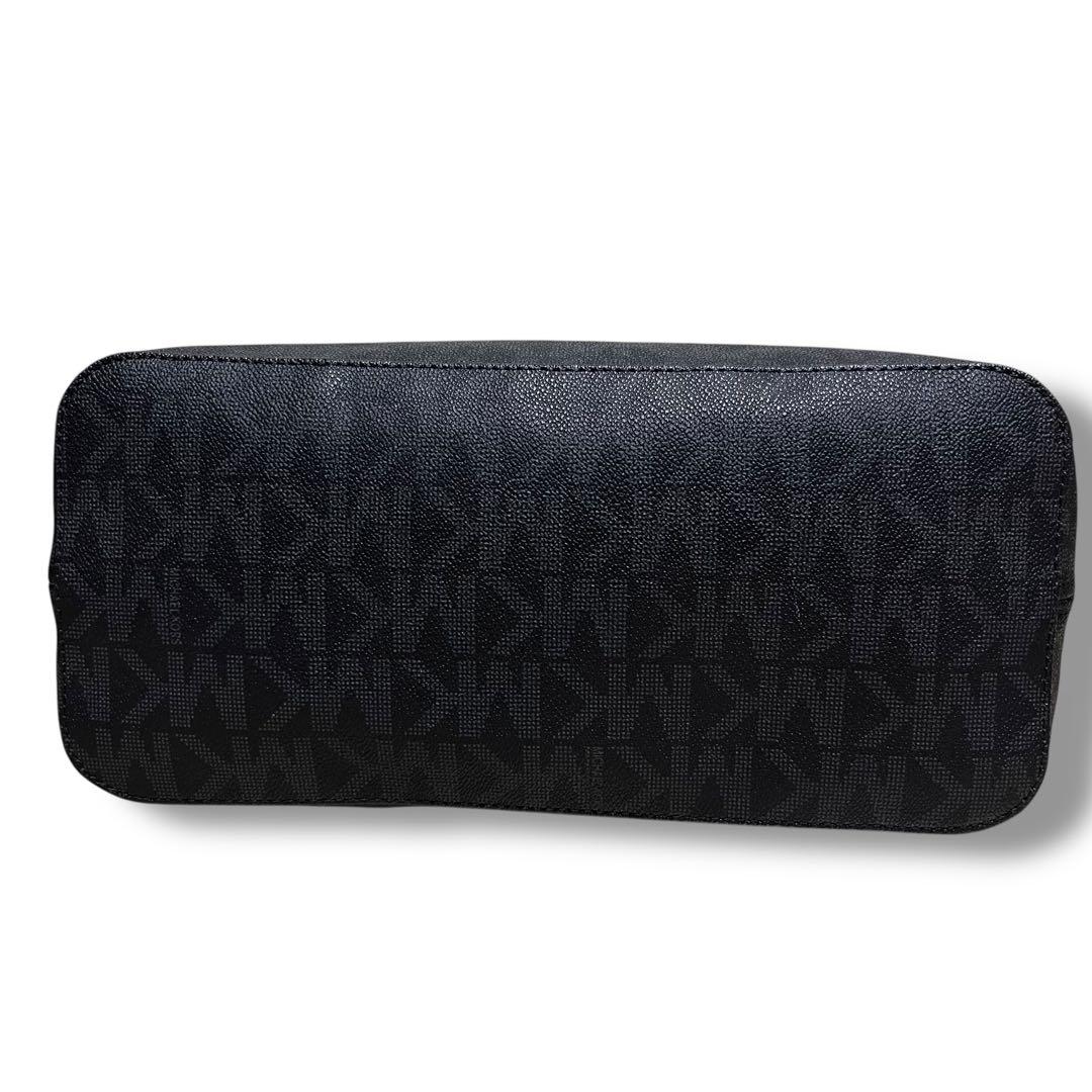 未使用級 マイケルコース トートバッグ 肩掛け 大容量 A4◎ MKシグネチャー