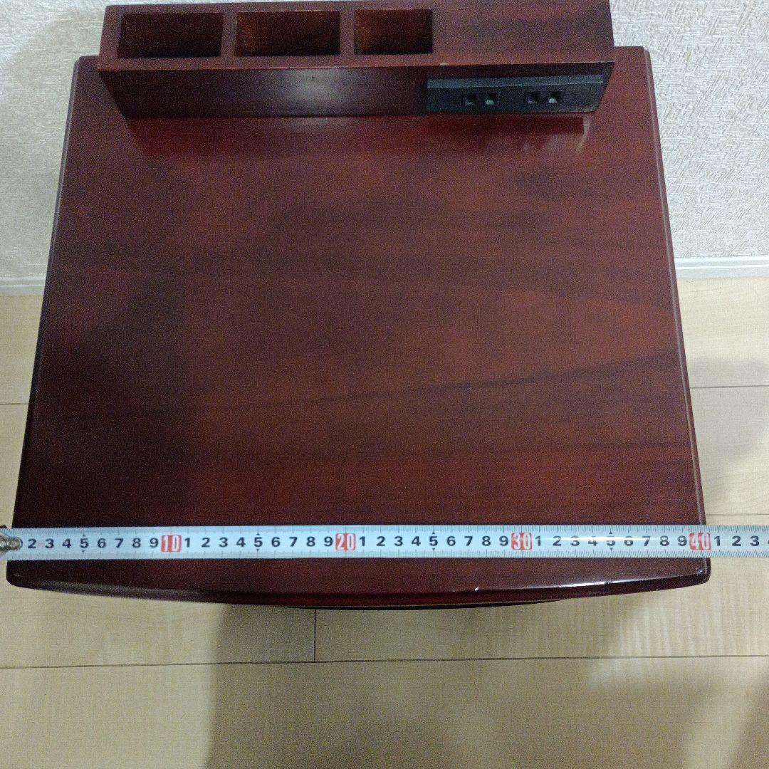 昭和レトロ キャビネット 木製 ナイトテーブル サイドテーブル キャスター付き