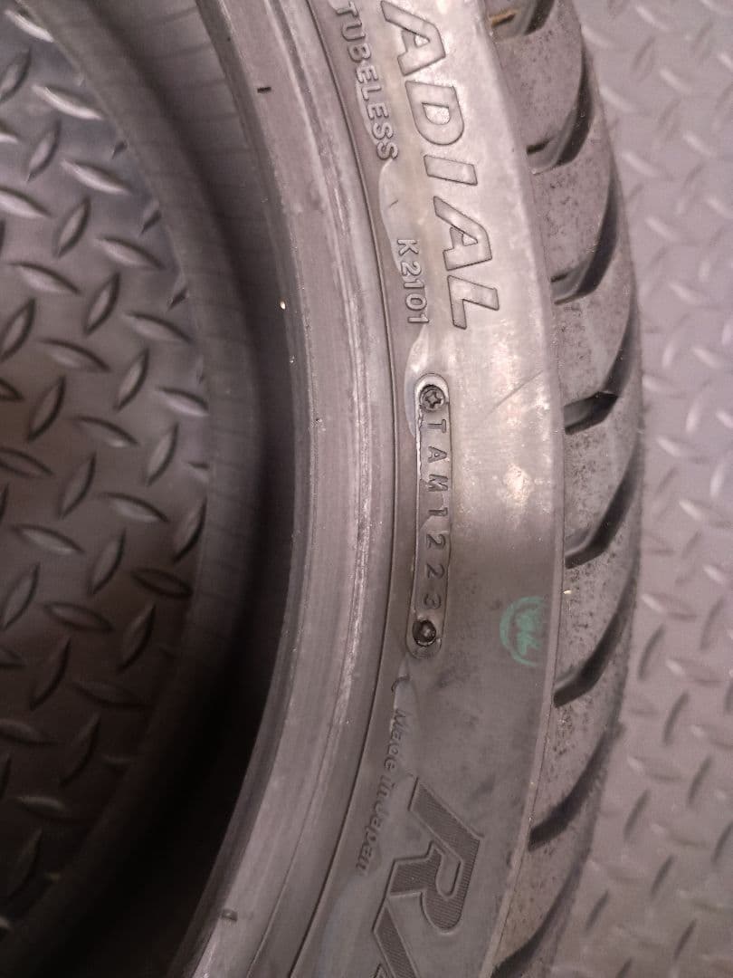 BRIDGESTONE W01前後セット　レインタイヤ