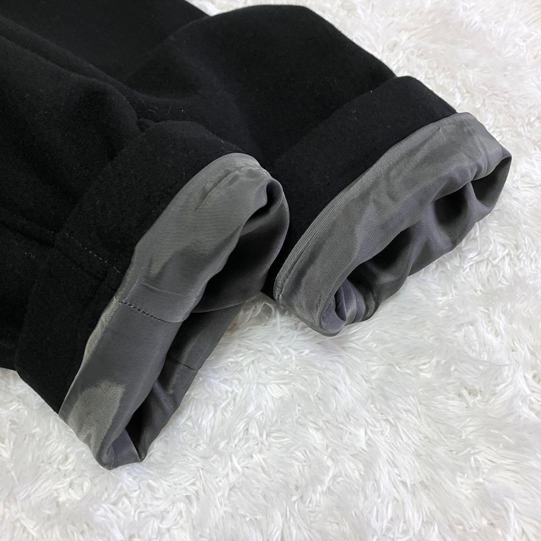 美品 キャサリンハムネット トレンチコート ウール ライナー ブラック XL