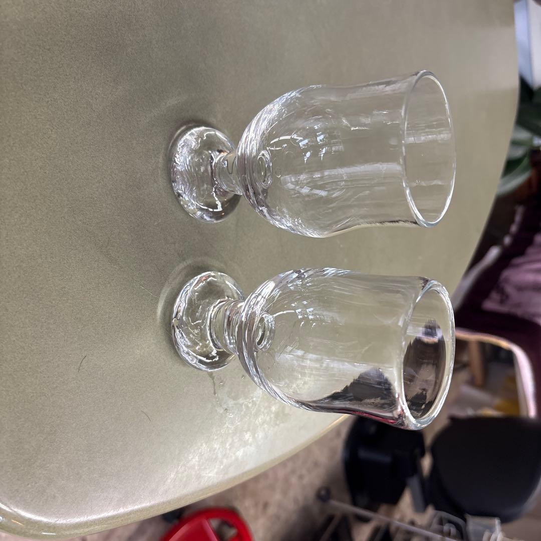 クリアガラス ワイングラス 4個