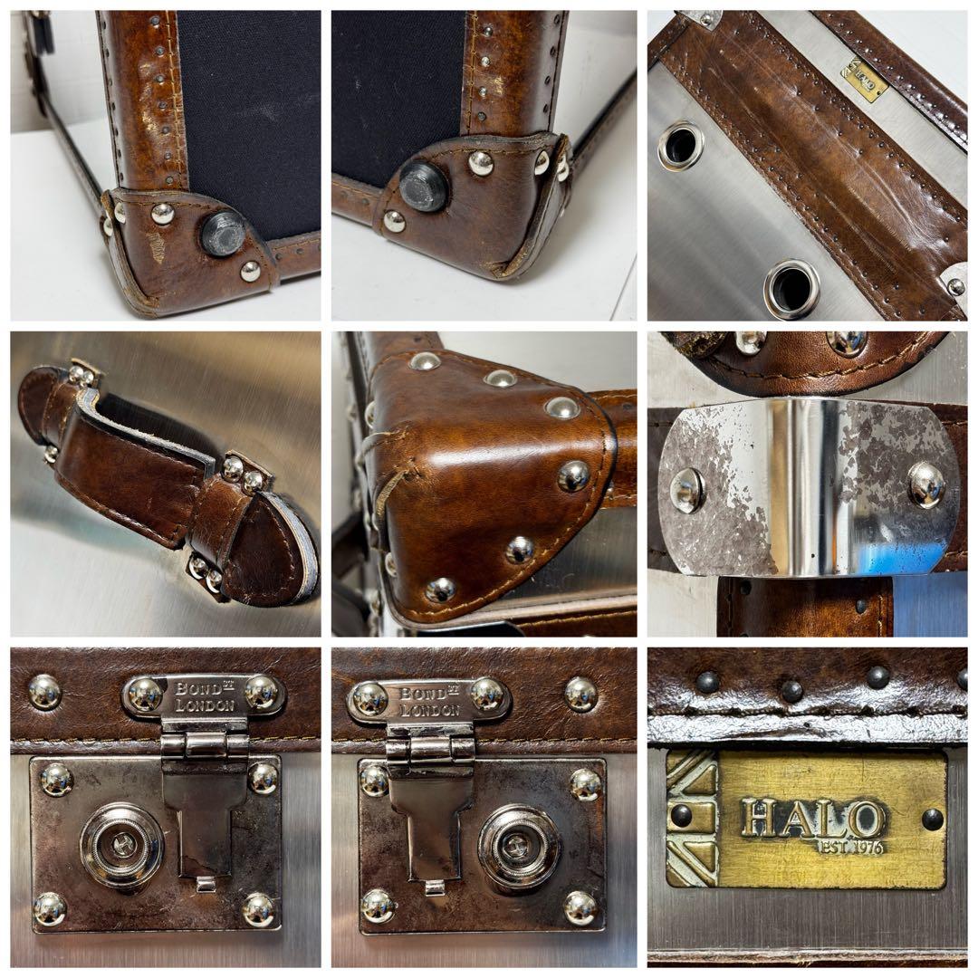 【貴重】HALO ハロ パリストランク ブラッシュドスチール サイドテーブル