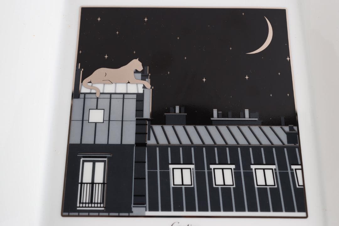 Cartier カルティエ スクエア パンテール プレート 豹