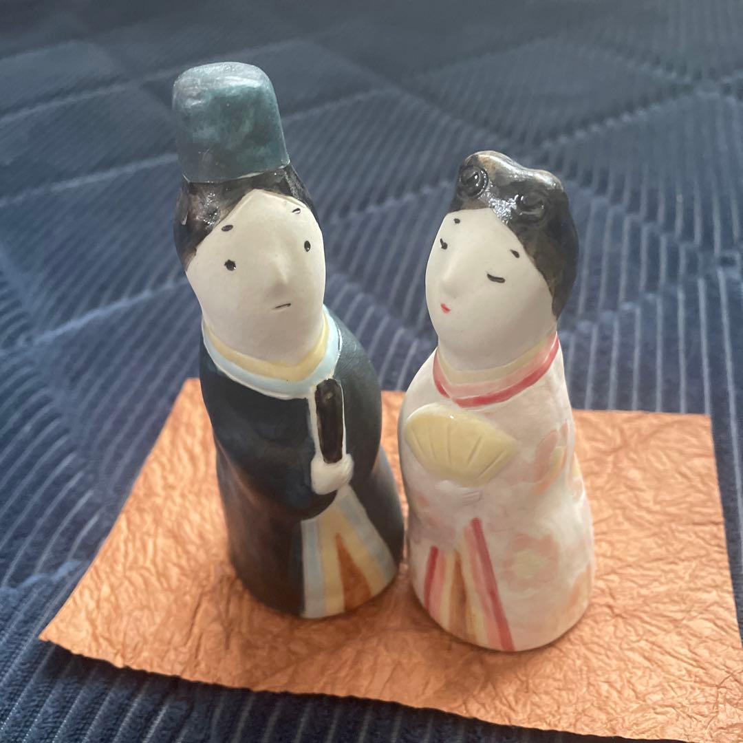 草舟　金子佐知恵さん　陶器　雛人形