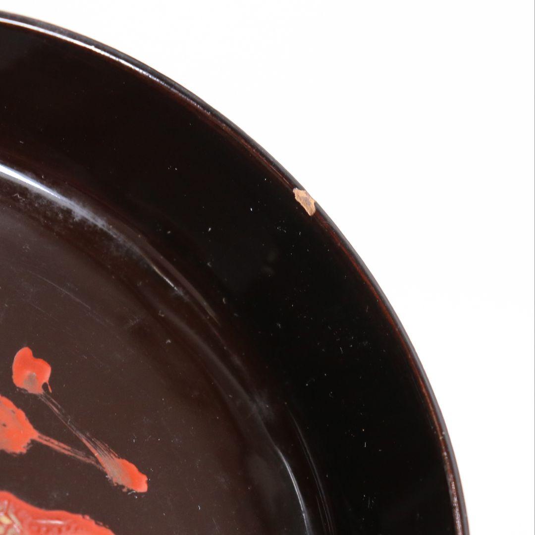 溜塗 高歌一曲 大棗 裏千家十三代 圓能斎書付 茶道具　SY824　N1