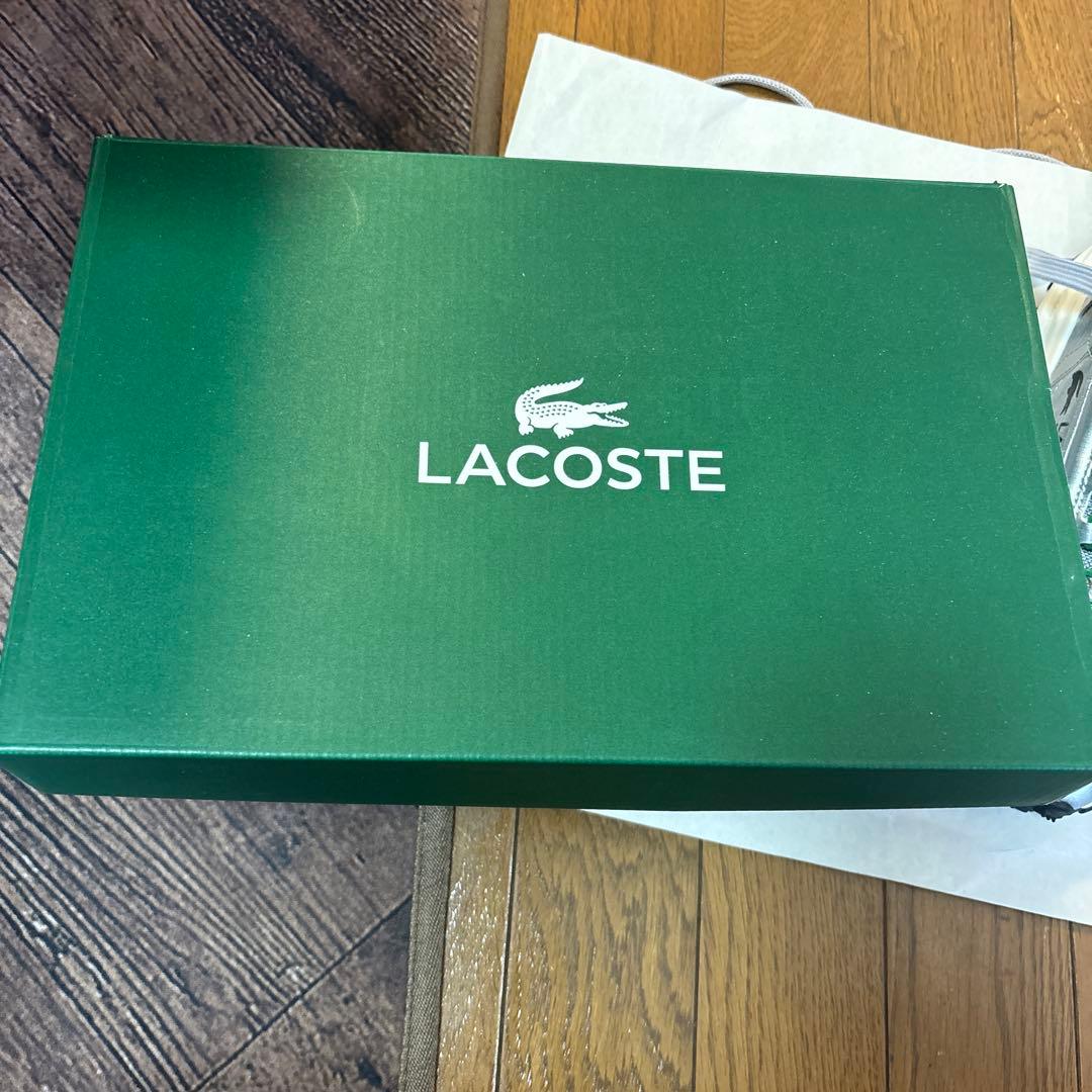 アダムエロペ✖️ラコステ　 シルバースニーカー