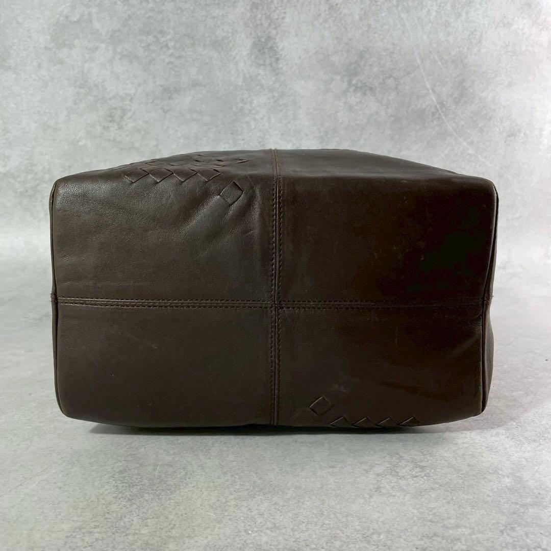 即決価格！ボッテガヴェネタ イントレチャート 茶 トートバッグ ハンドバッグ