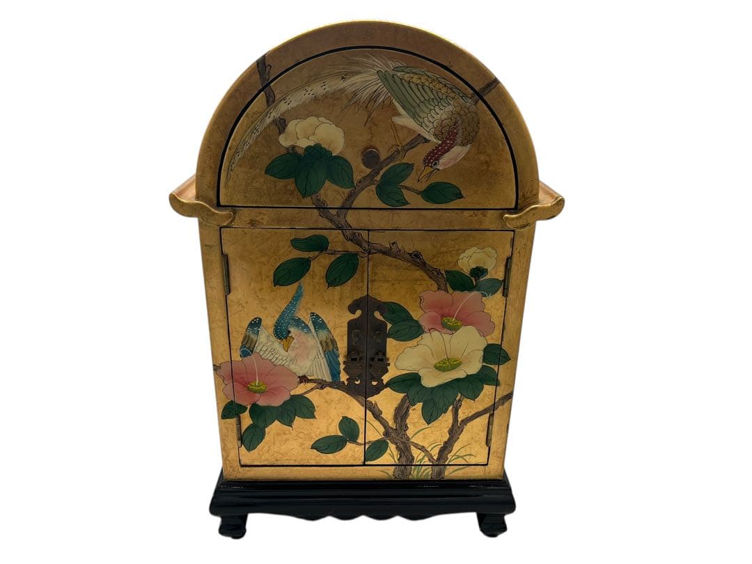 鏡台 化粧台 小物入 6段 引出収納 収納棚 木工芸 レトロ アンティーク 中国