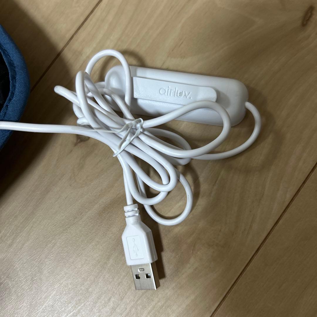 数回使用　エアラブ4 ドーナツ　スノーブルー