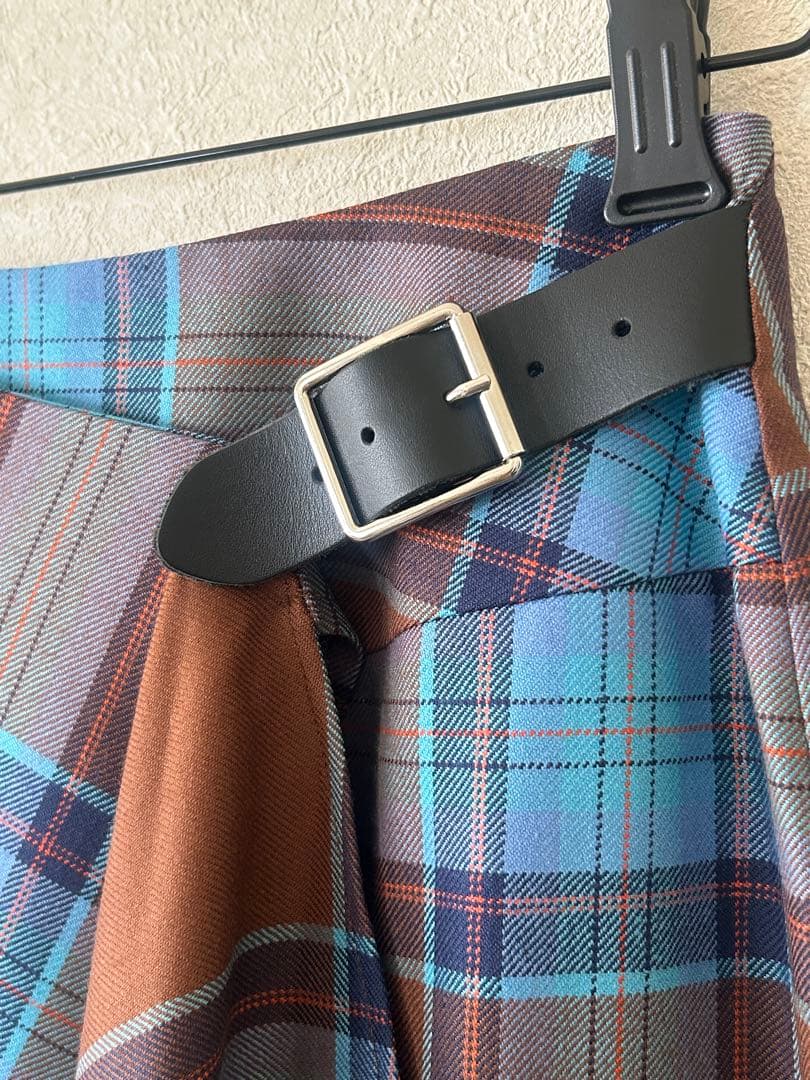 【極美品】O'neil of Dublin キルトスカート　ウール100%