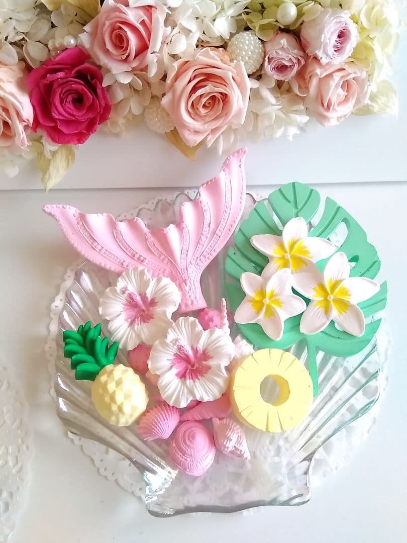 アロマストーンSummerセット(お皿付き)