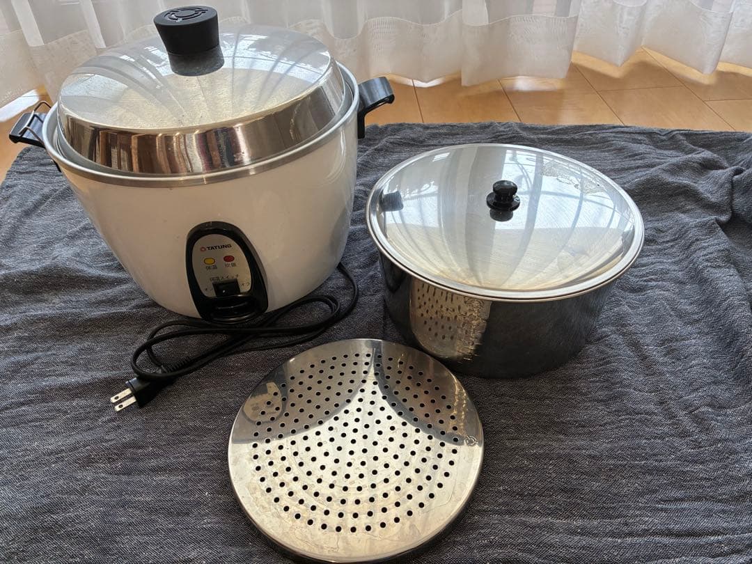 大同電鍋　10人用　Lサイズ　ホワイト