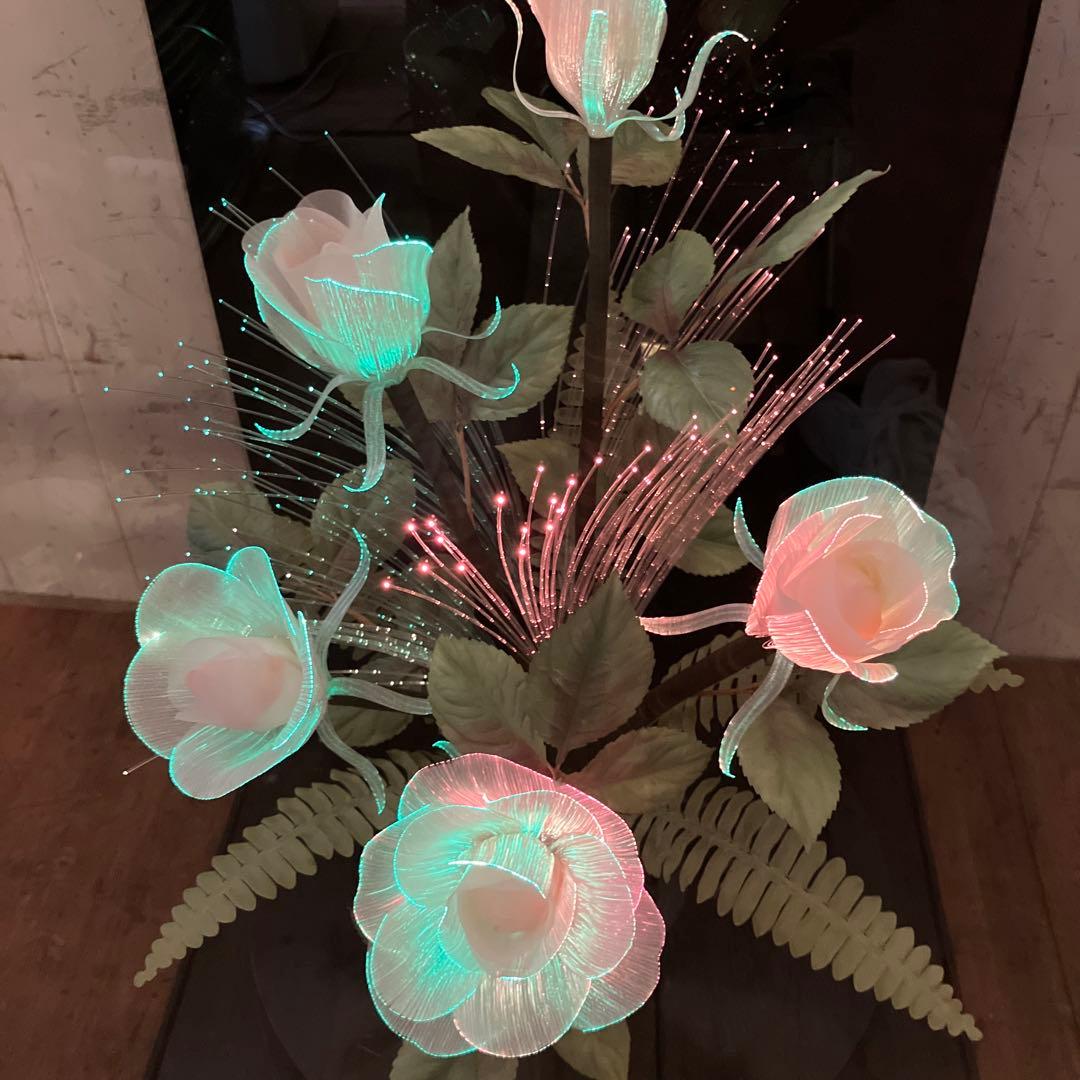 昭和レトロ Twinkle Star イルミネーション 光ファイバー フラワー