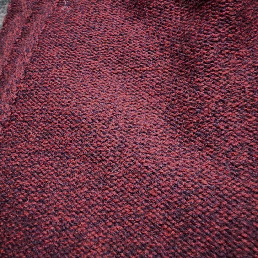 美品★Leilian レリアン　13号＋ ニット　セーター　カシミヤ混　ボルドー