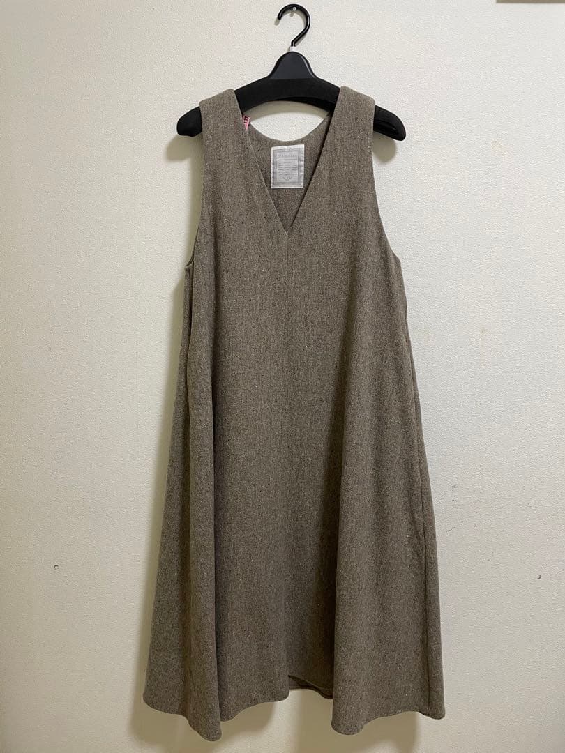 BEARDSLEY　カラーネップジャンパースカート