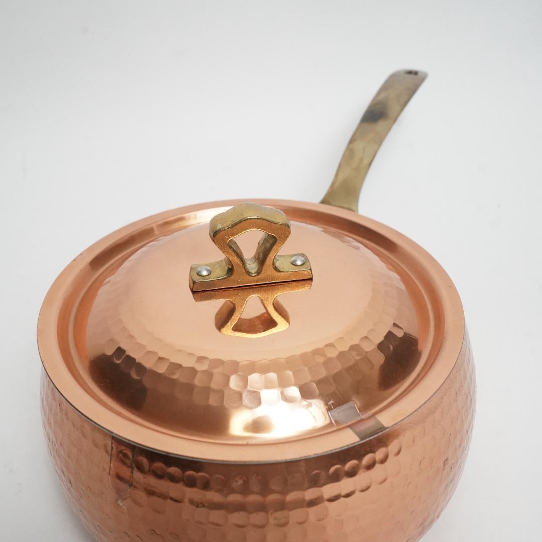 島本製作所 エスエスシリーズ 銅鍋 片手鍋 持ち手真鍮