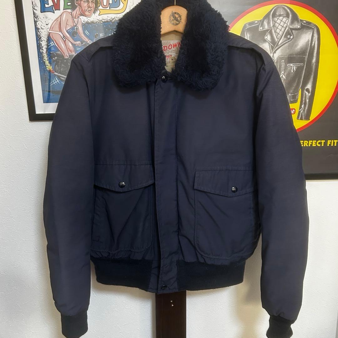 80’s USA製 ショット b-10ルック ダウンジャケット TALONジップ