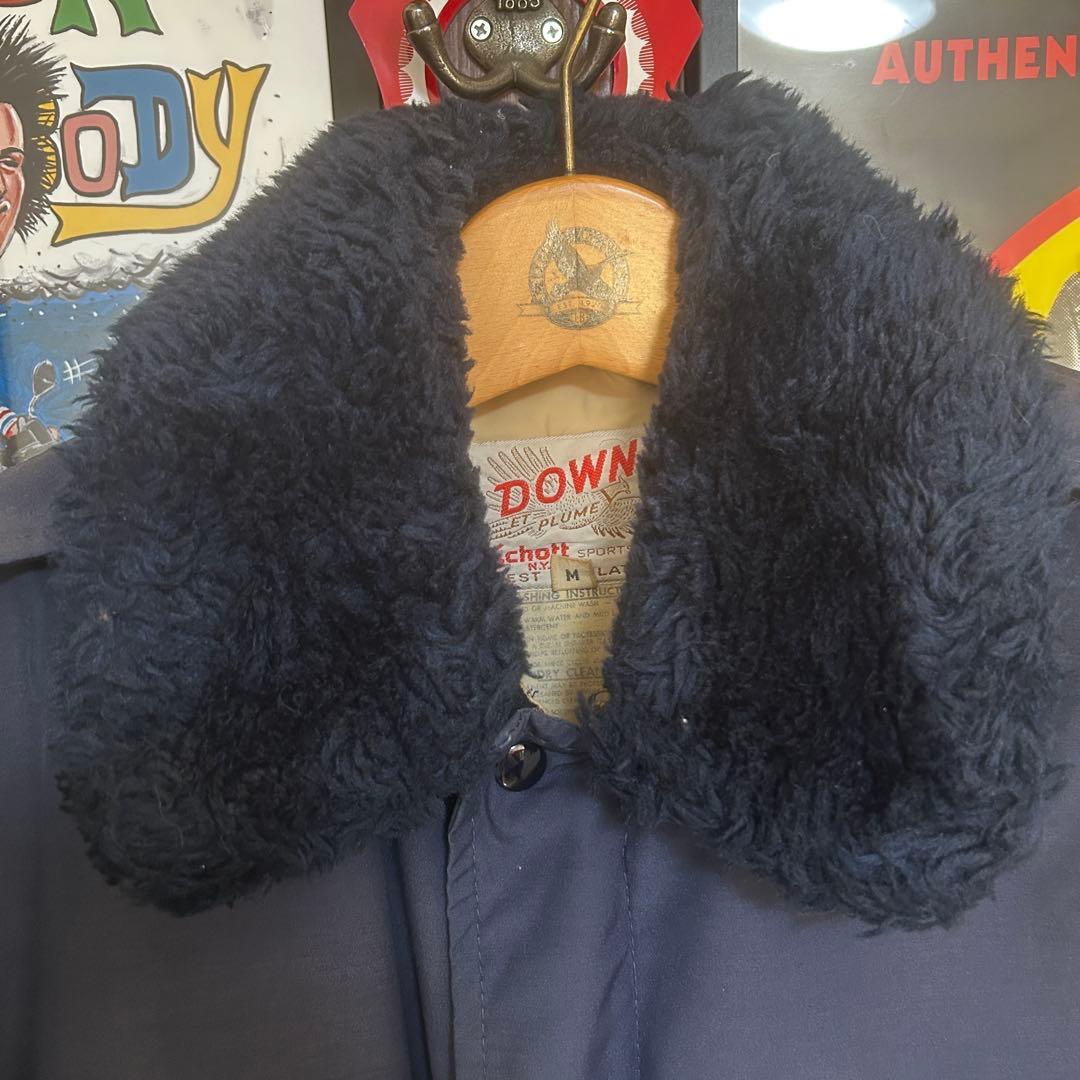 80’s USA製 ショット b-10ルック ダウンジャケット TALONジップ