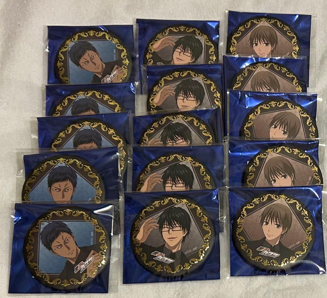 黒子のバスケ 黒バス 中外 中外鉱業 箔押し缶バッジ