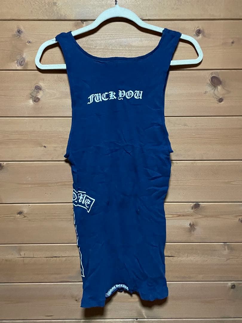 クロムハーツ　ネイビー　タンクトップ