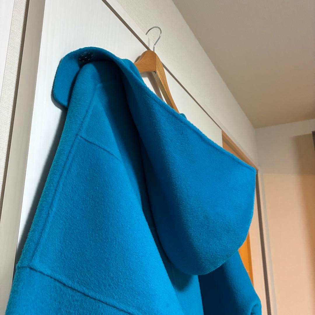 【着画あり】ルシェルブルー Hooded Over Coat 青