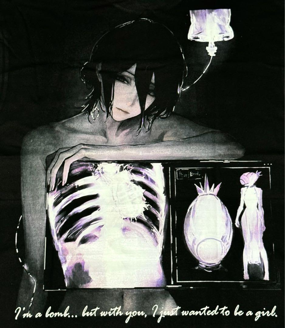 【激レア】 チェンソーマン レゼ アニメTシャツ XLsize black