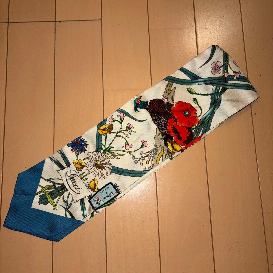 GUCCI×Disney ミッキー スカーフ 10×86 cm