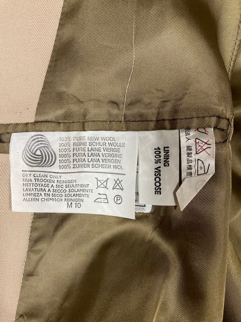 ビンテージアクアスキュウタム　ウールオーバーコート