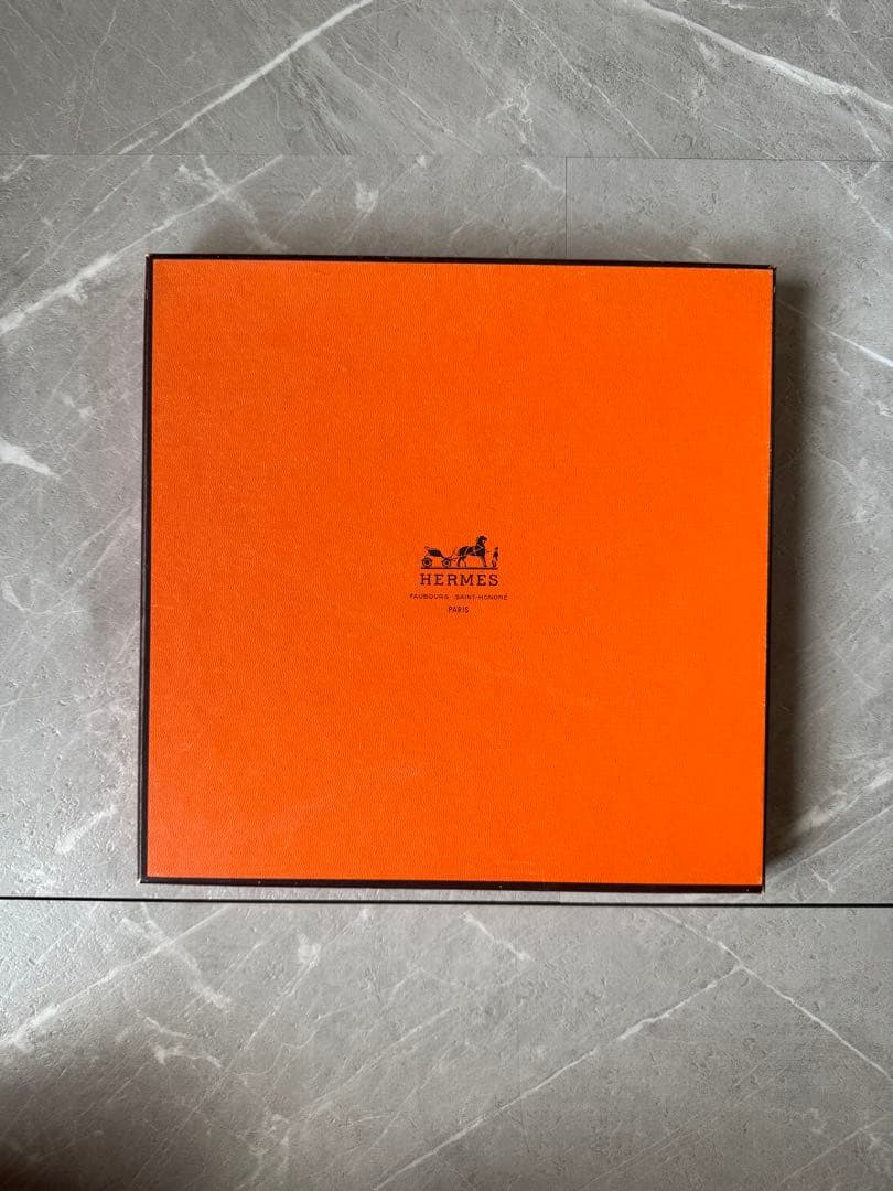 エルメス カレ90 Poste et Cavalerie スカーフ ブルー 箱付