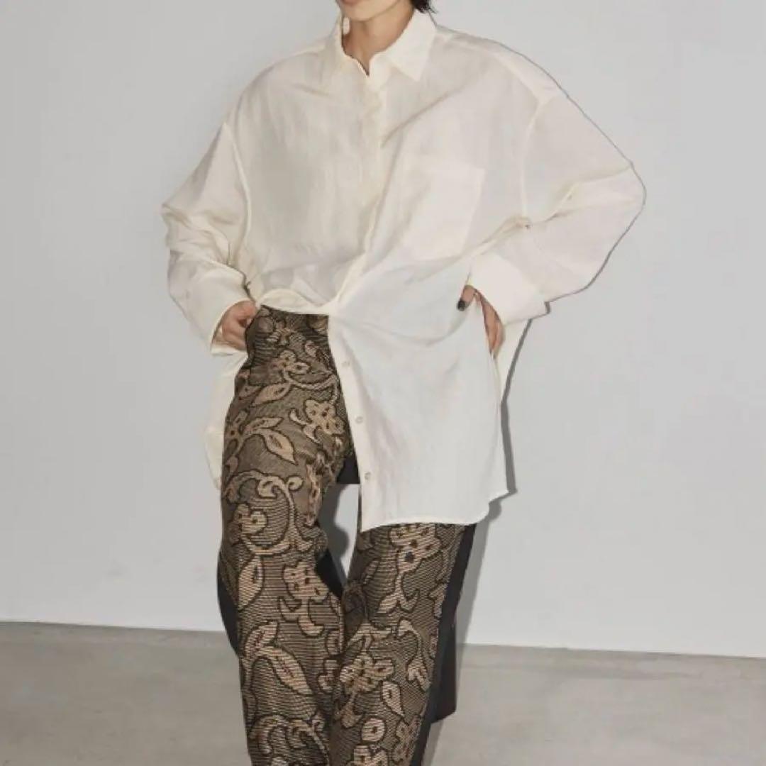 TODAYFUL Silky Pocket Shirts エクリュ 長袖シャツ