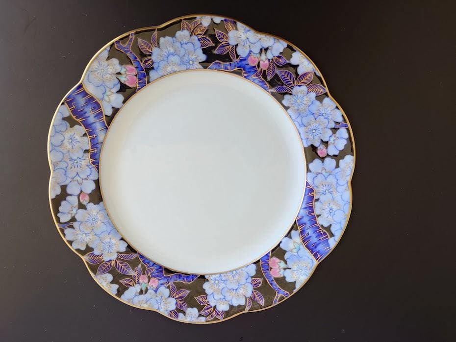 深川製磁　金襴桜　中皿　工芸品