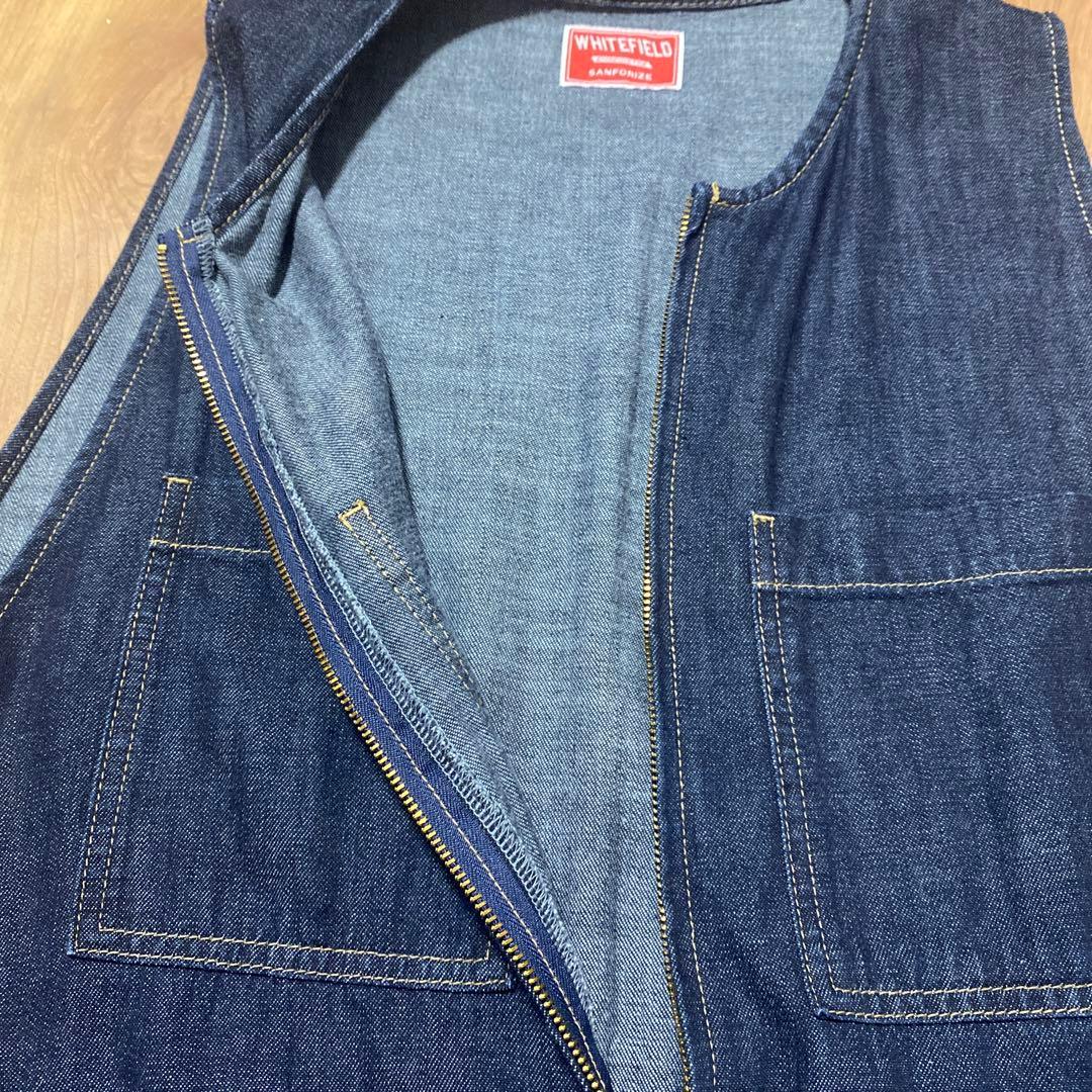 ☆美品☆ 【WHITE FIELD】別注ノースリーブオールインワン