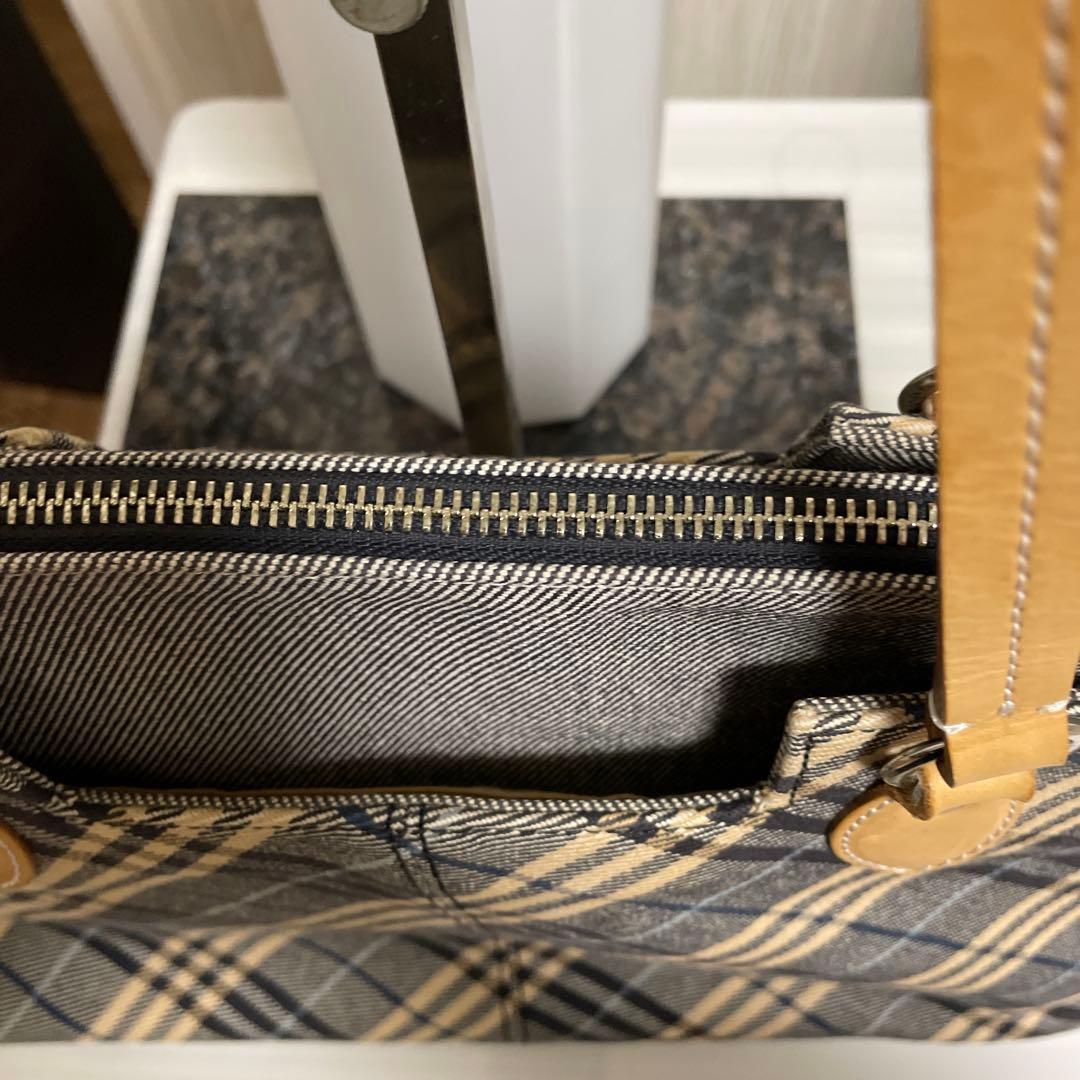 人気　BURBERRY バーバリーブルーレーベル　トートバッグ　ノバチェック柄