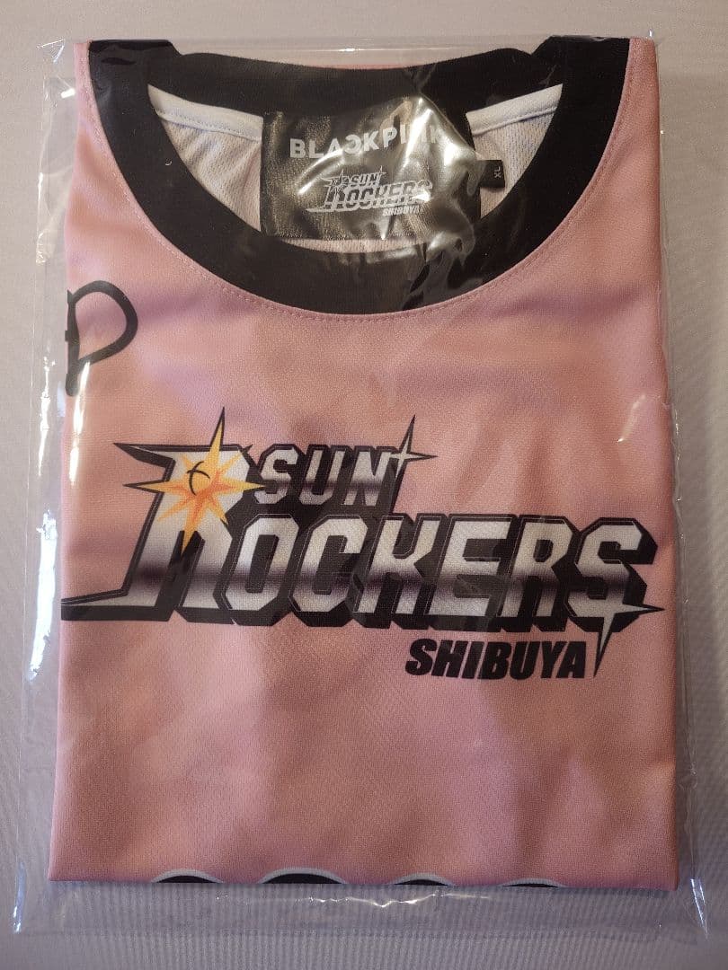 サンロッカーズ渋谷 BLACKPINK バスケシャツ ピンク ユニフォーム