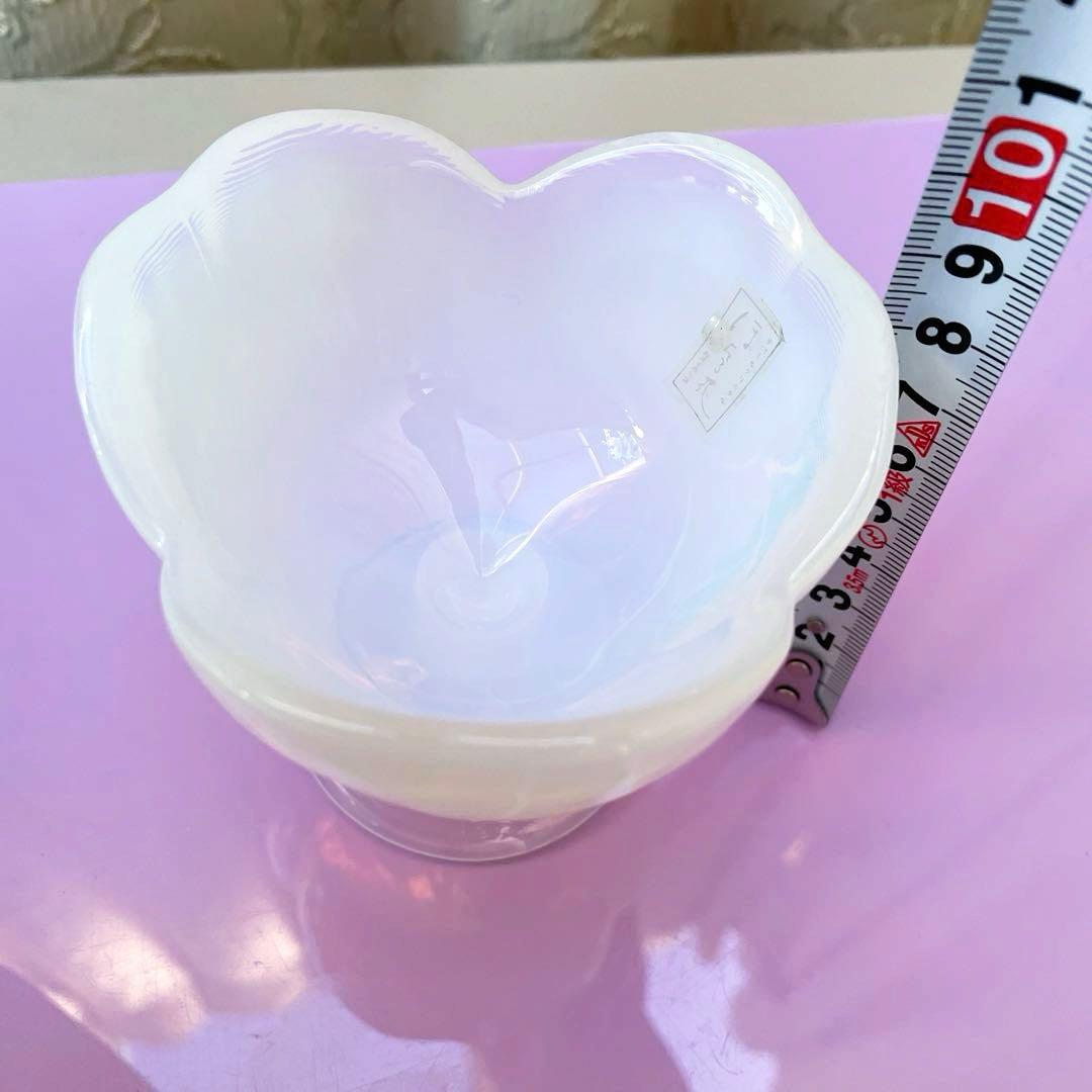 カメイガラス　ほたる花　マクベスエバンス　ペタルウェア　オーバルプラッター