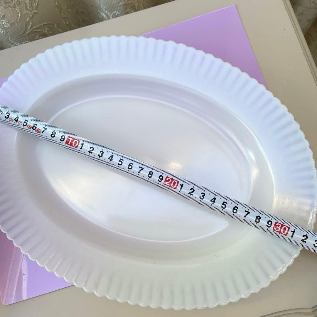 カメイガラス　ほたる花　マクベスエバンス　ペタルウェア　オーバルプラッター