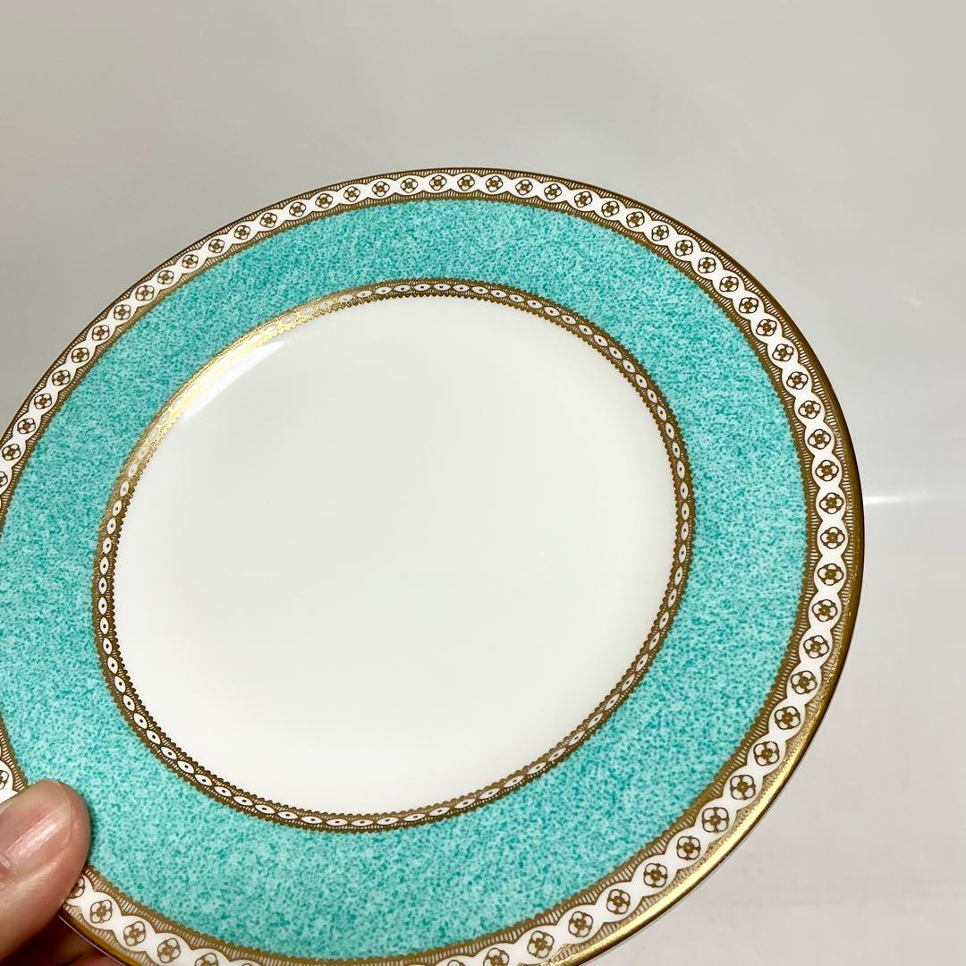  ターコイズブルー　ユーランダー パウダーターコイズ　皿