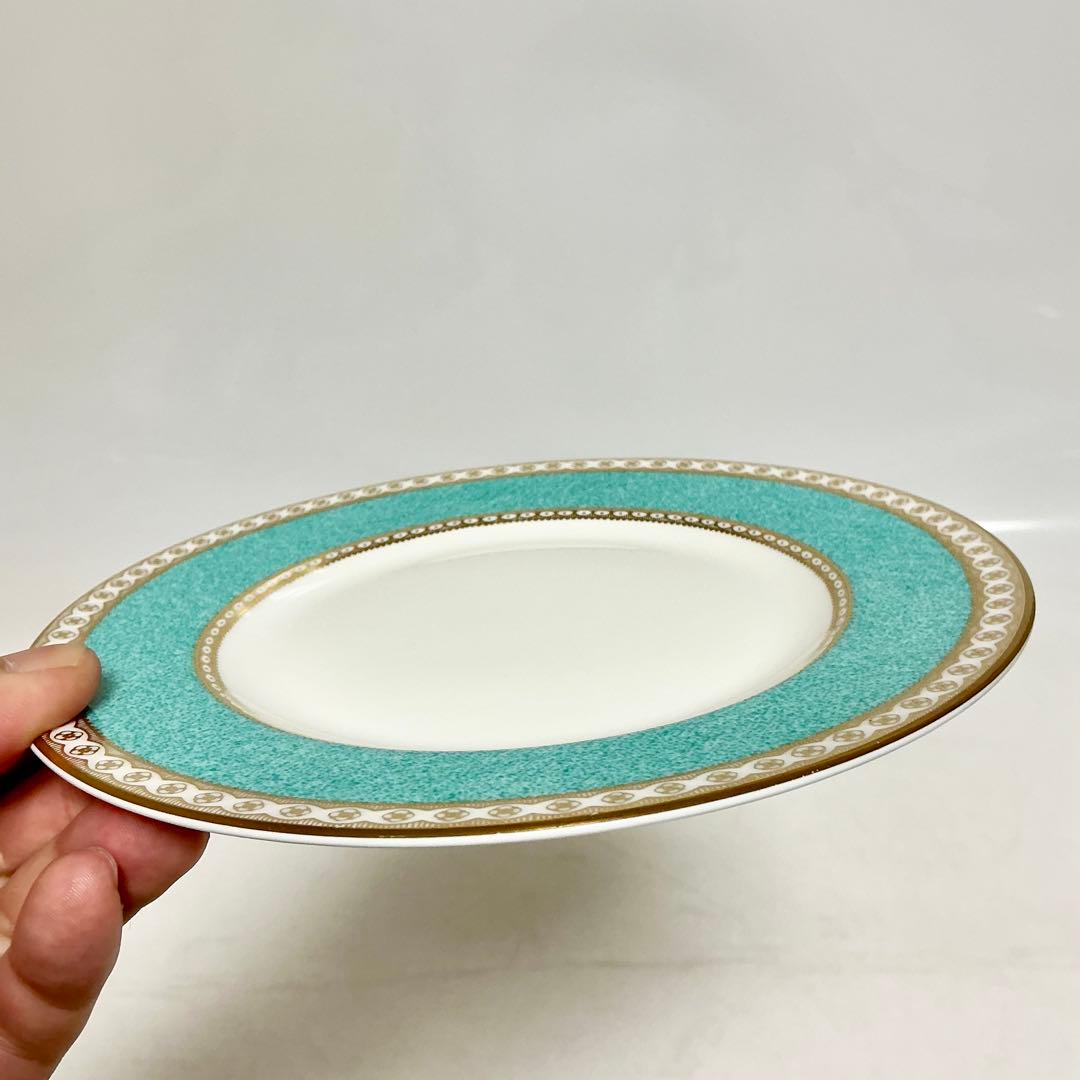  ターコイズブルー　ユーランダー パウダーターコイズ　皿