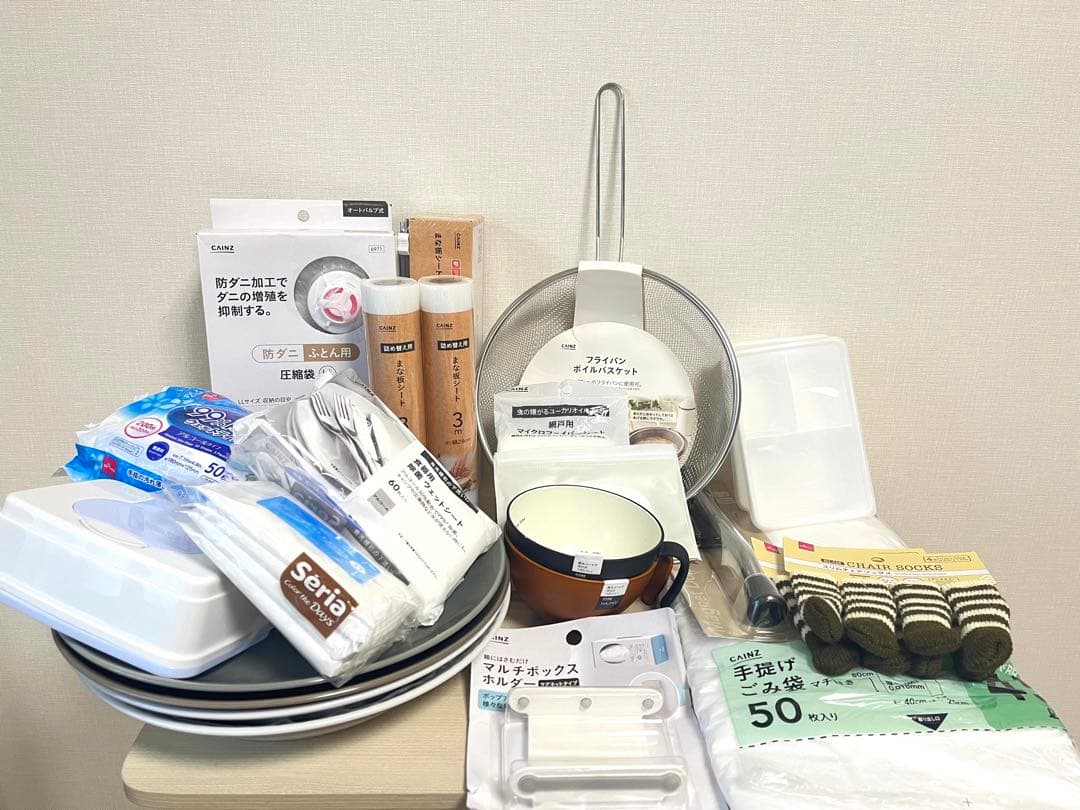 NITORI、CAINZ、IKEA、DAISOグッズ全27種33点