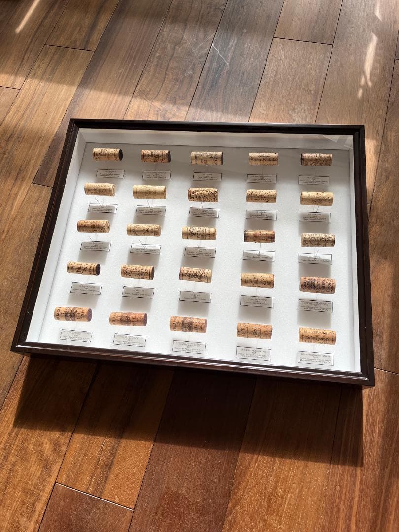 総額500万越え ワインコルク標本 ボルドー 5大シャトー ロマネコンティなど