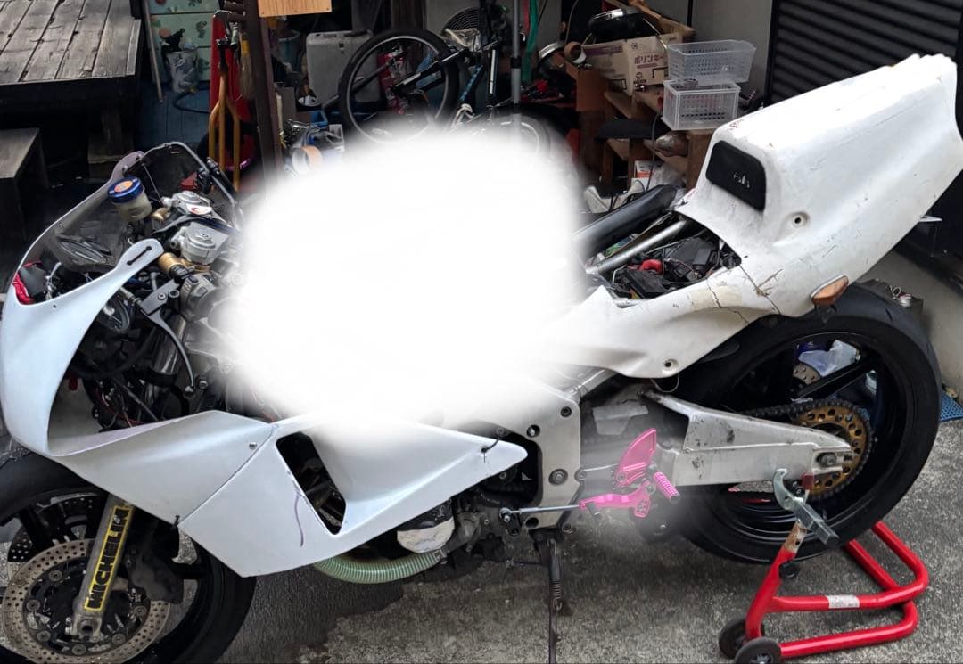 nsr250r mc21 フロントハーフカウル テールカウル 穴あき