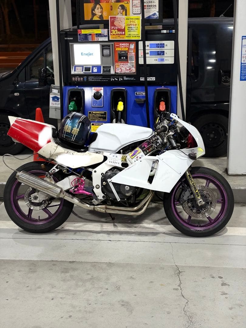 nsr250r mc21 フロントハーフカウル テールカウル 穴あき