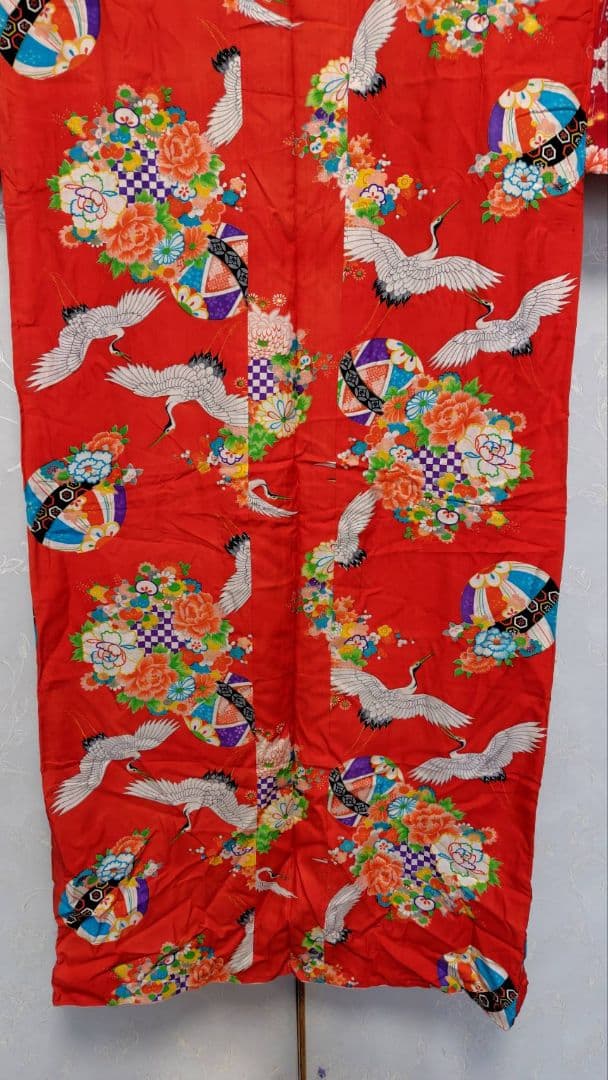 RK523アンティーク子供着物めちゃくちゃ綺麗着丈125センチ裄丈63長襦袢