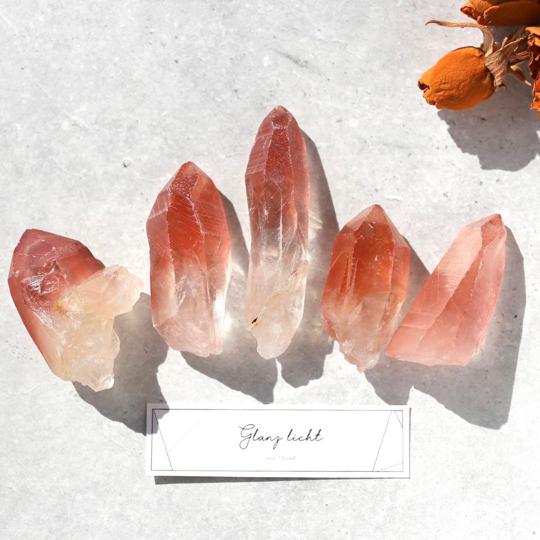 ディープピンクレムリアンシード ディアマンティーナ産 天然石 水晶 鉱物 一点物